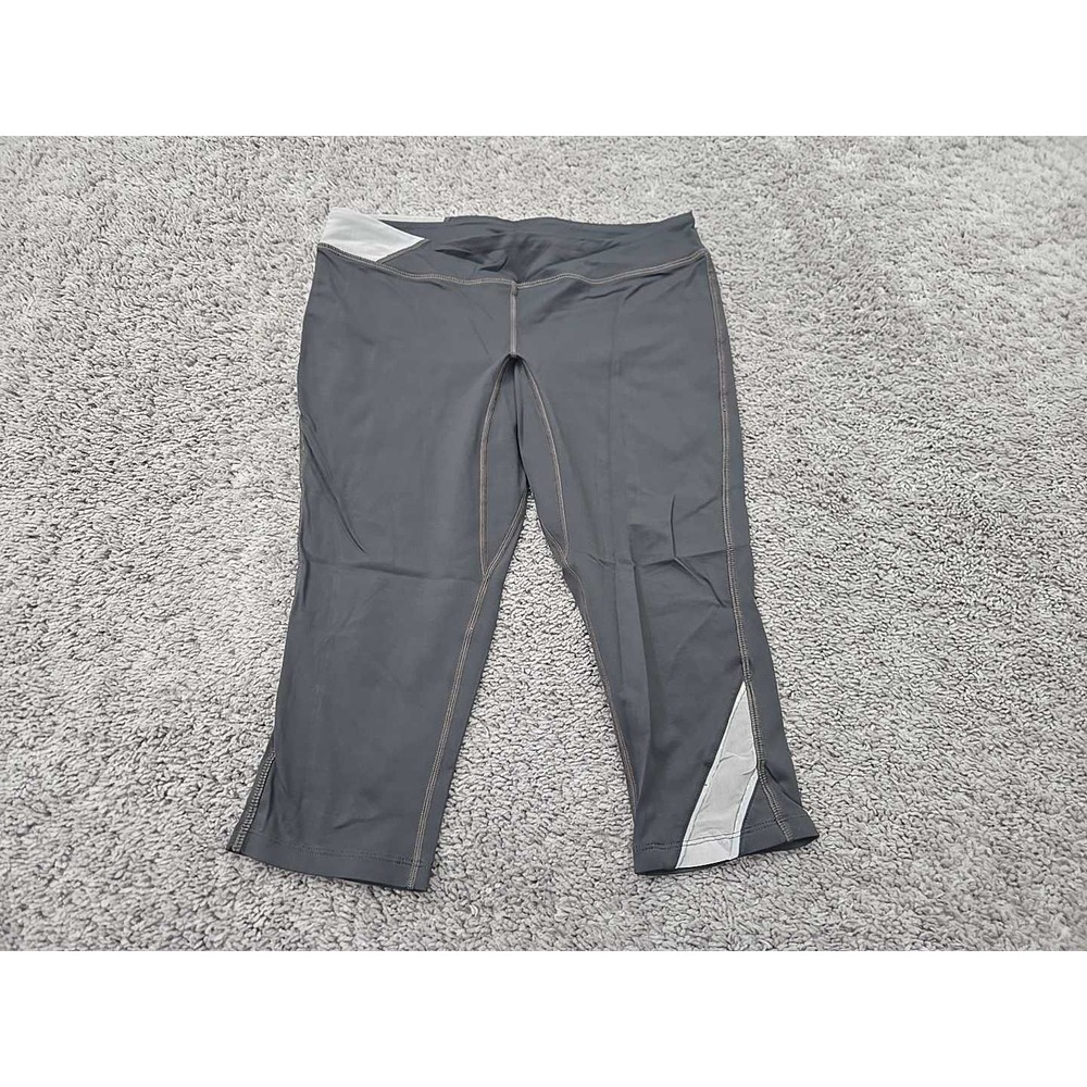 Splits59 Leggings Womens M Gray Cropped Athletic Yoga Pants Made in USA